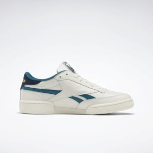 Reebok Club C Revenge Turnschuhe Herren - Navy/Türkis - DE 863-JRB